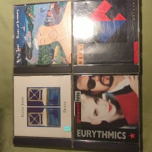 CD Bundle of 4 - 90s pop rock - Elton John, Billy Joel, Eurythmics, Heart